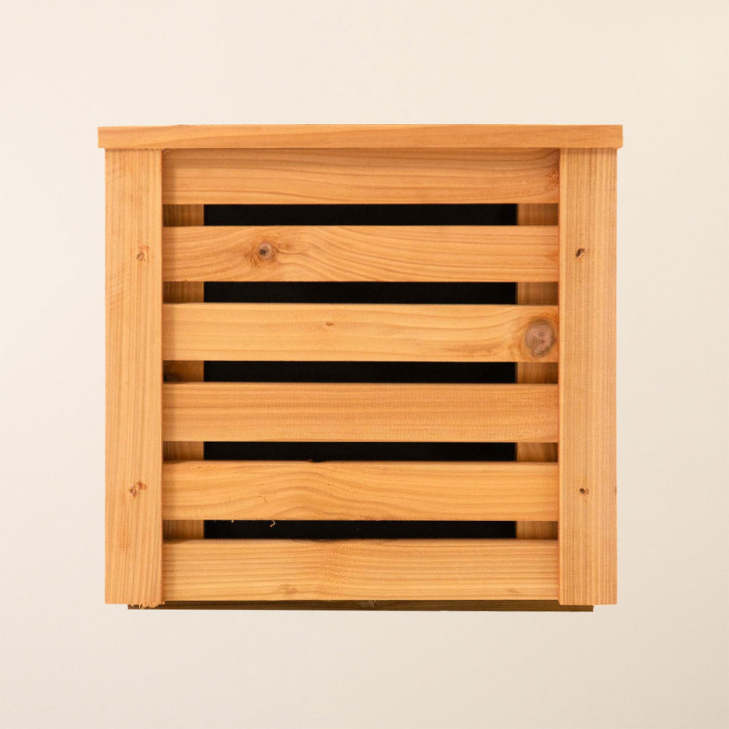 Premium Cedar Horizontal Slatted Panel Planter