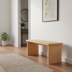 Lynton Scandinavian Pine Dining Bench