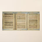 Scandinavian Redwood Wheelie Bin Box Storage Unit