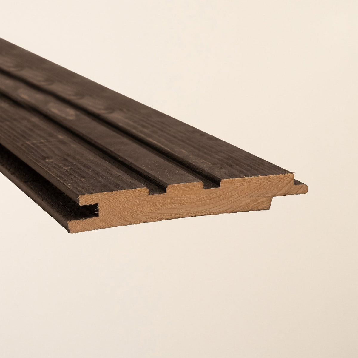 Wooden Shadow Gap Black Cladding