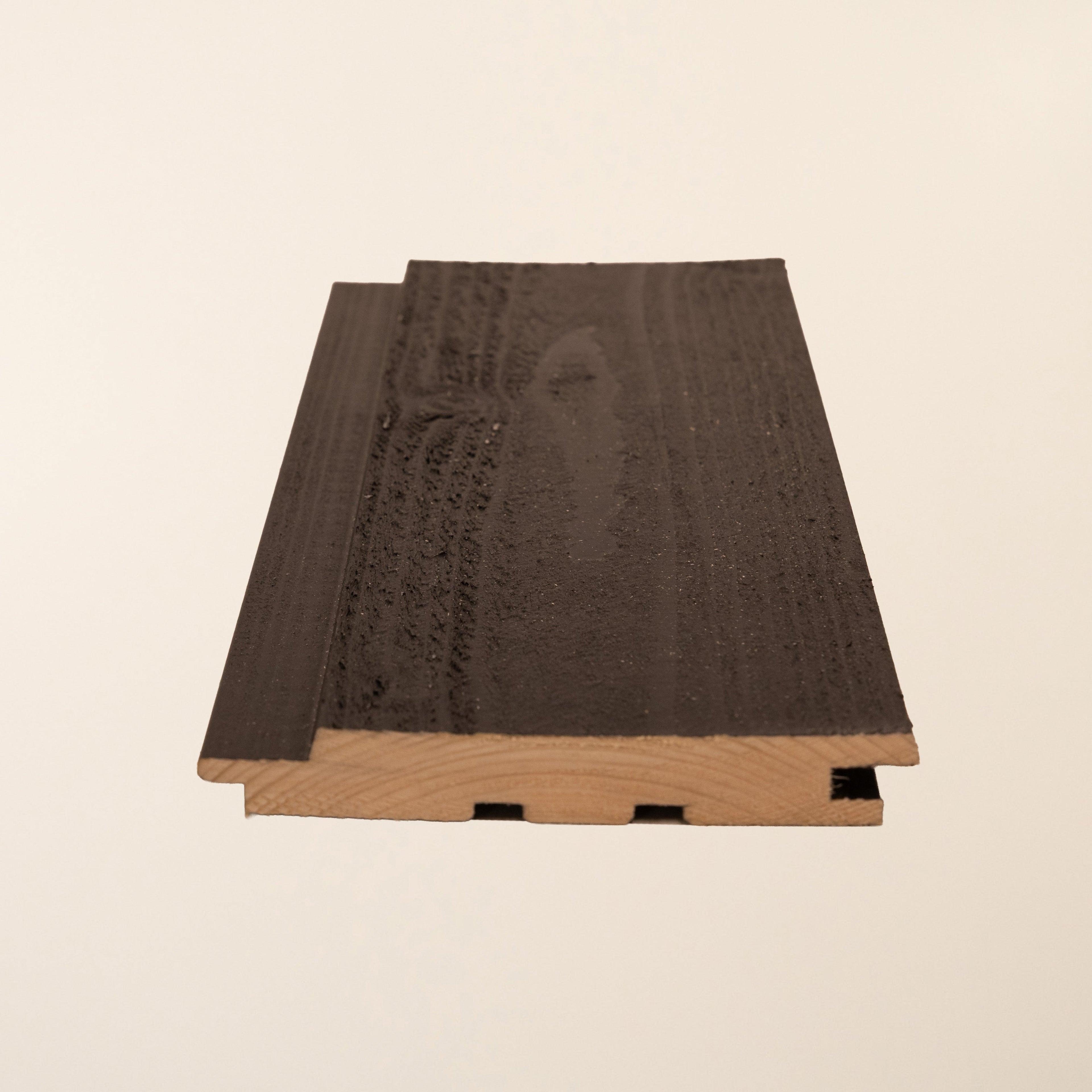 Wooden Shadow Gap Black Cladding