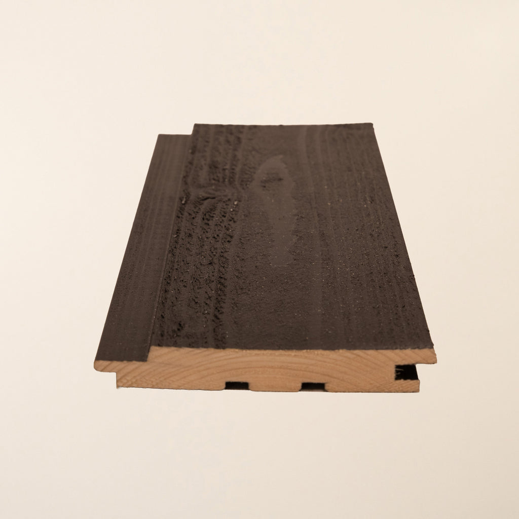 Wooden Shadow Gap Black Cladding