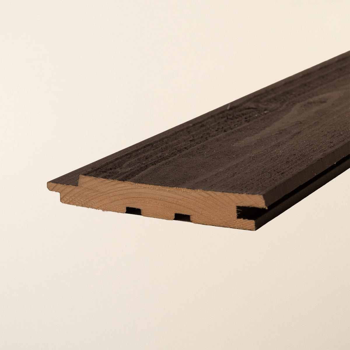 Wooden Shadow Gap Black Cladding