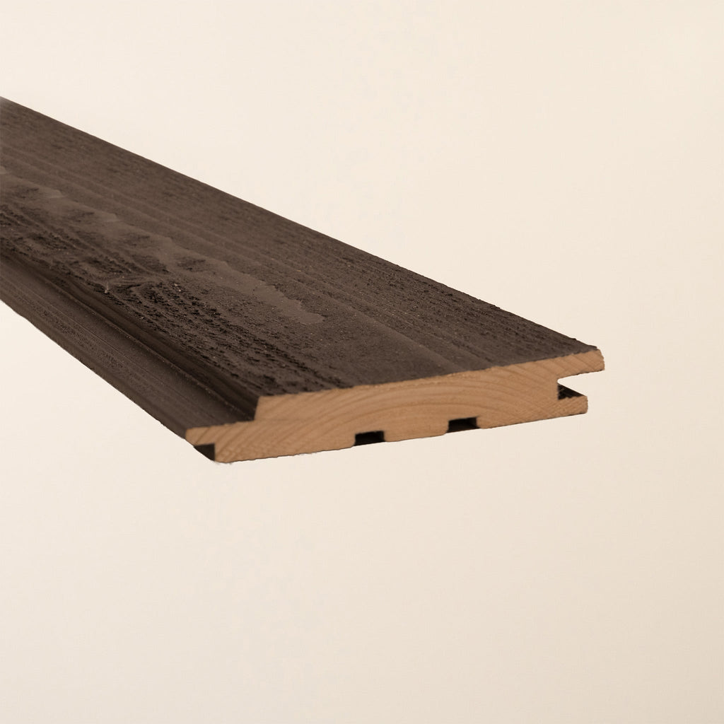 Wooden Shadow Gap Black Cladding