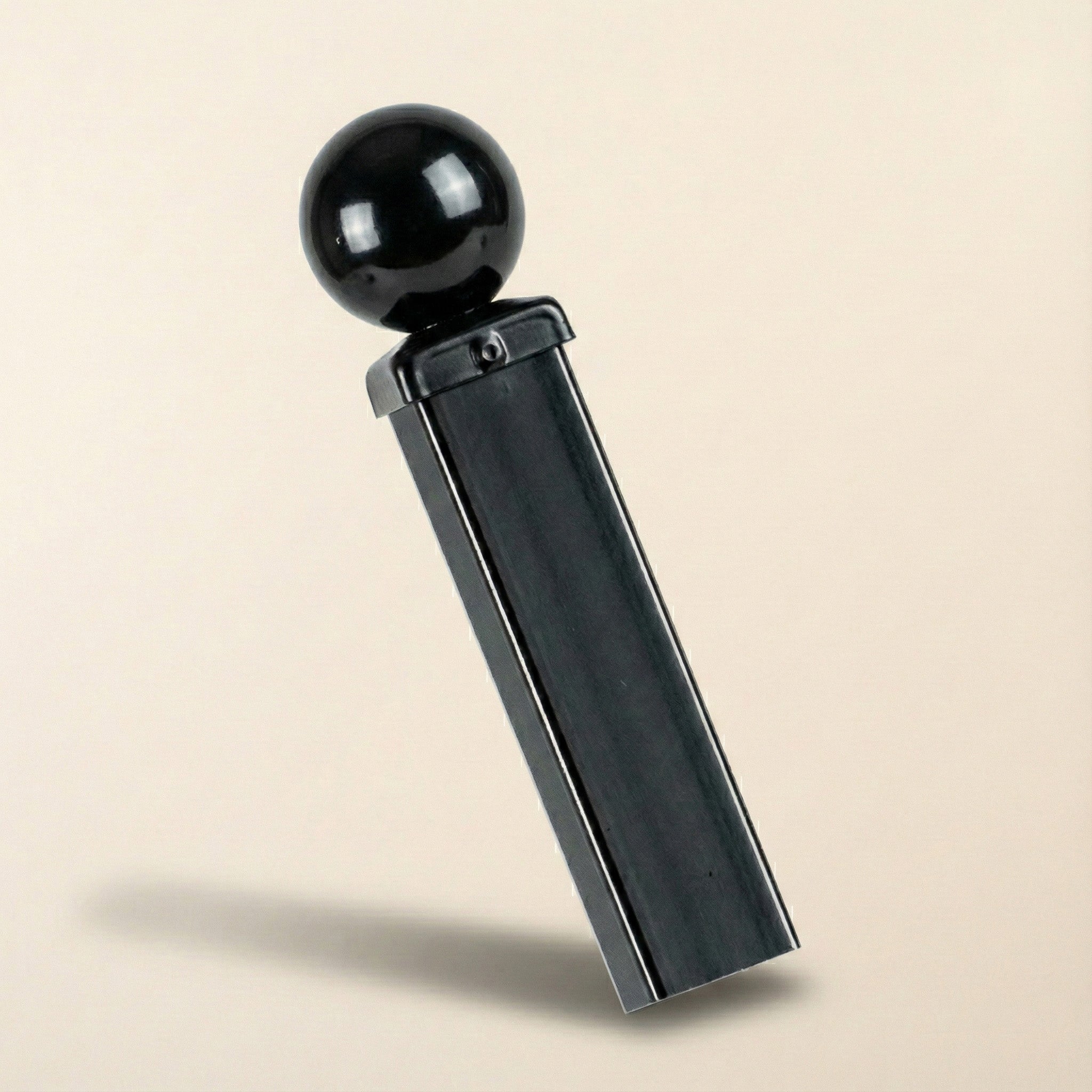 Bolt Down Ball Top Metal Fence Post