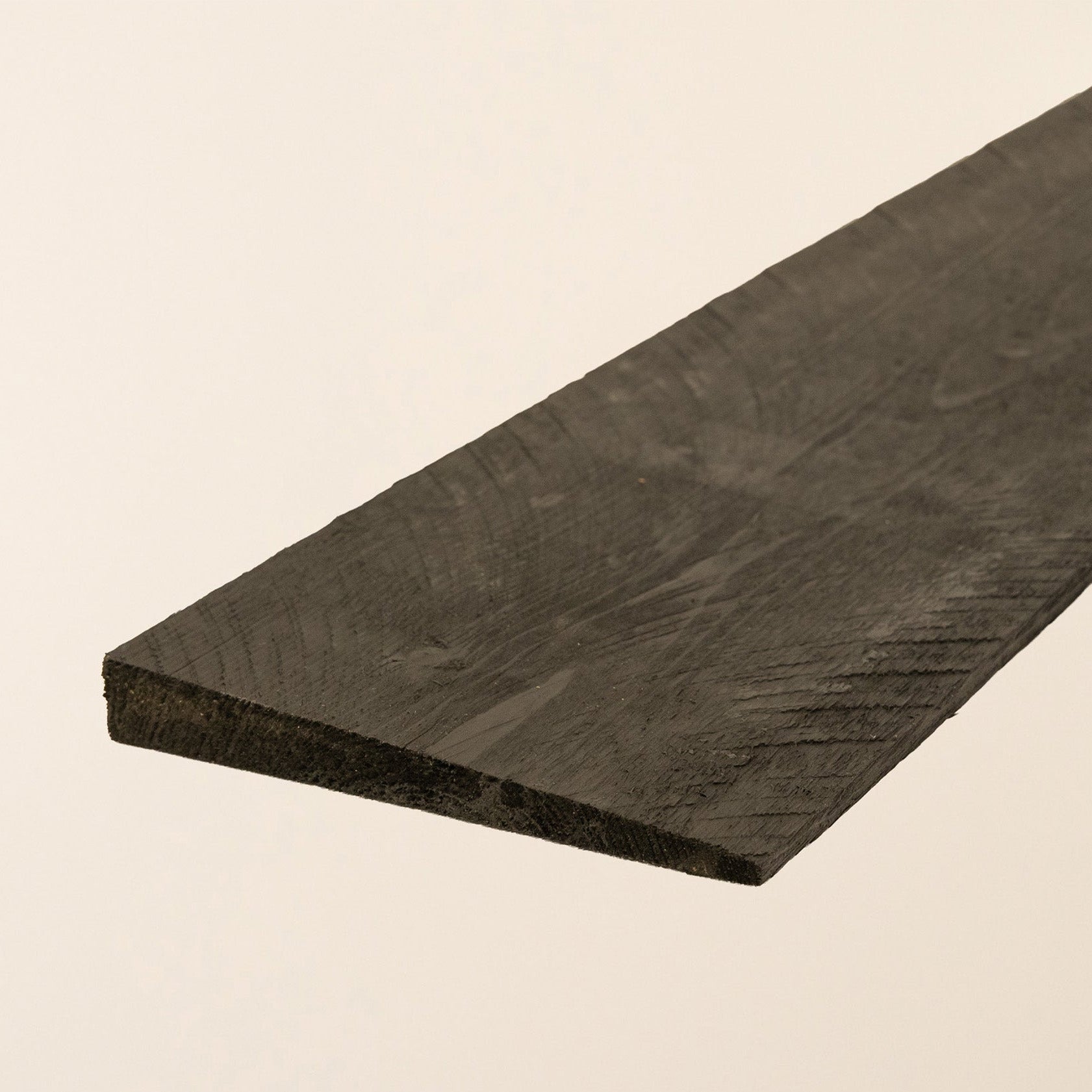 Featheredge Black Painted Cladding