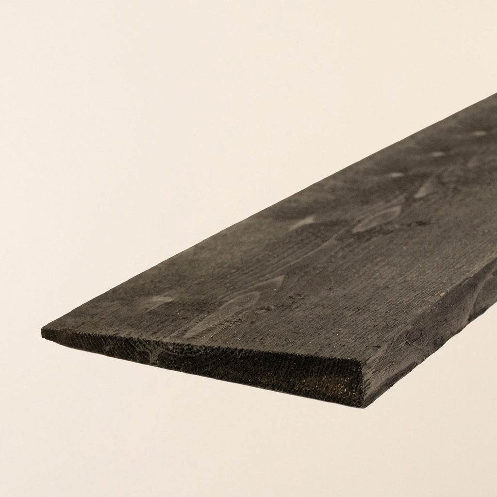 Featheredge Black Painted Cladding