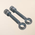 IAE Galvanised Steel 5-Rail Half-Meshed Gate