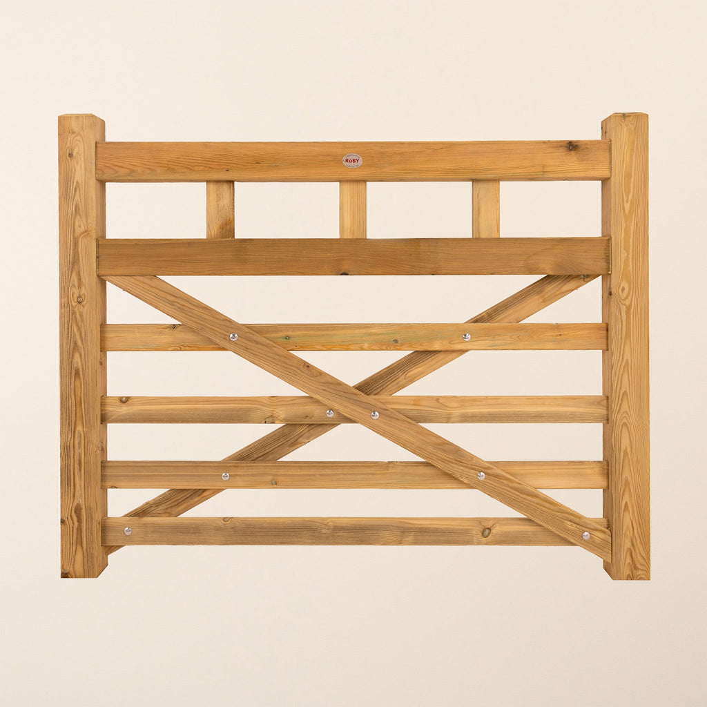 Boscastle Scandinavian Redwood Diamond Brace Planed Gate