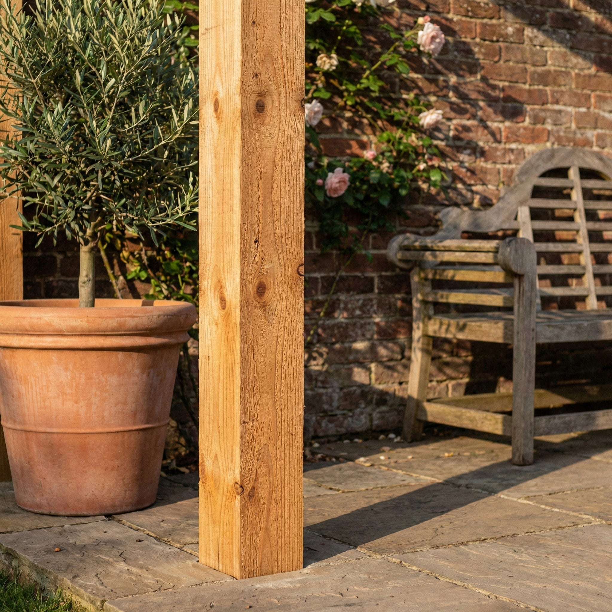 4" x 4" British Sawn Cedar Post
