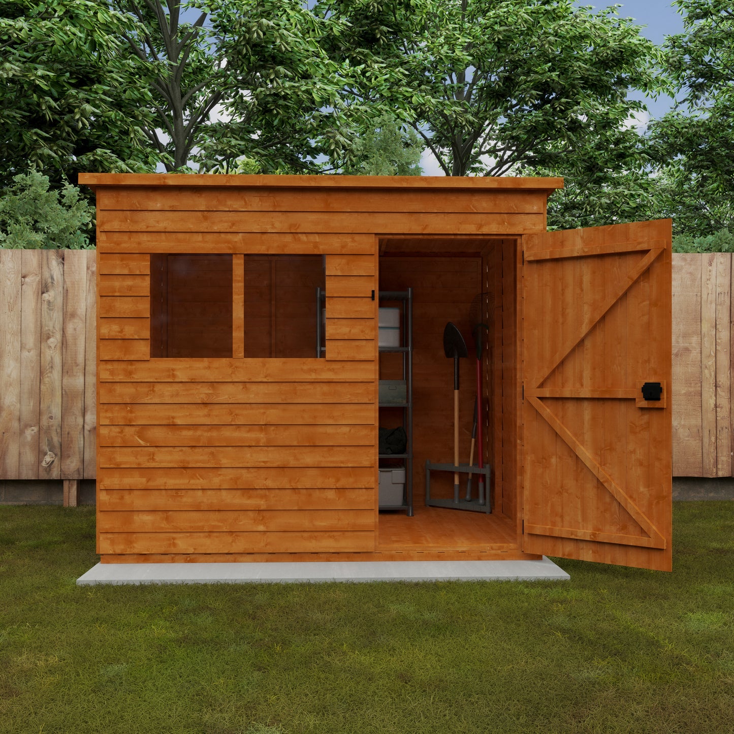 Budget Pent Shed