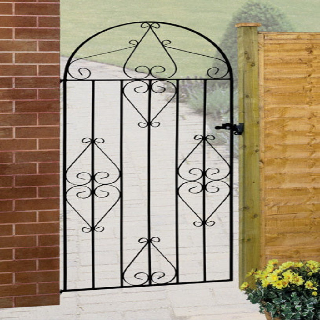 Callington Steel Bow Top Tall Garden Gate