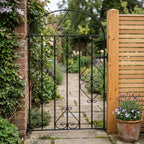 Callington Steel Bow Top Tall Garden Gate