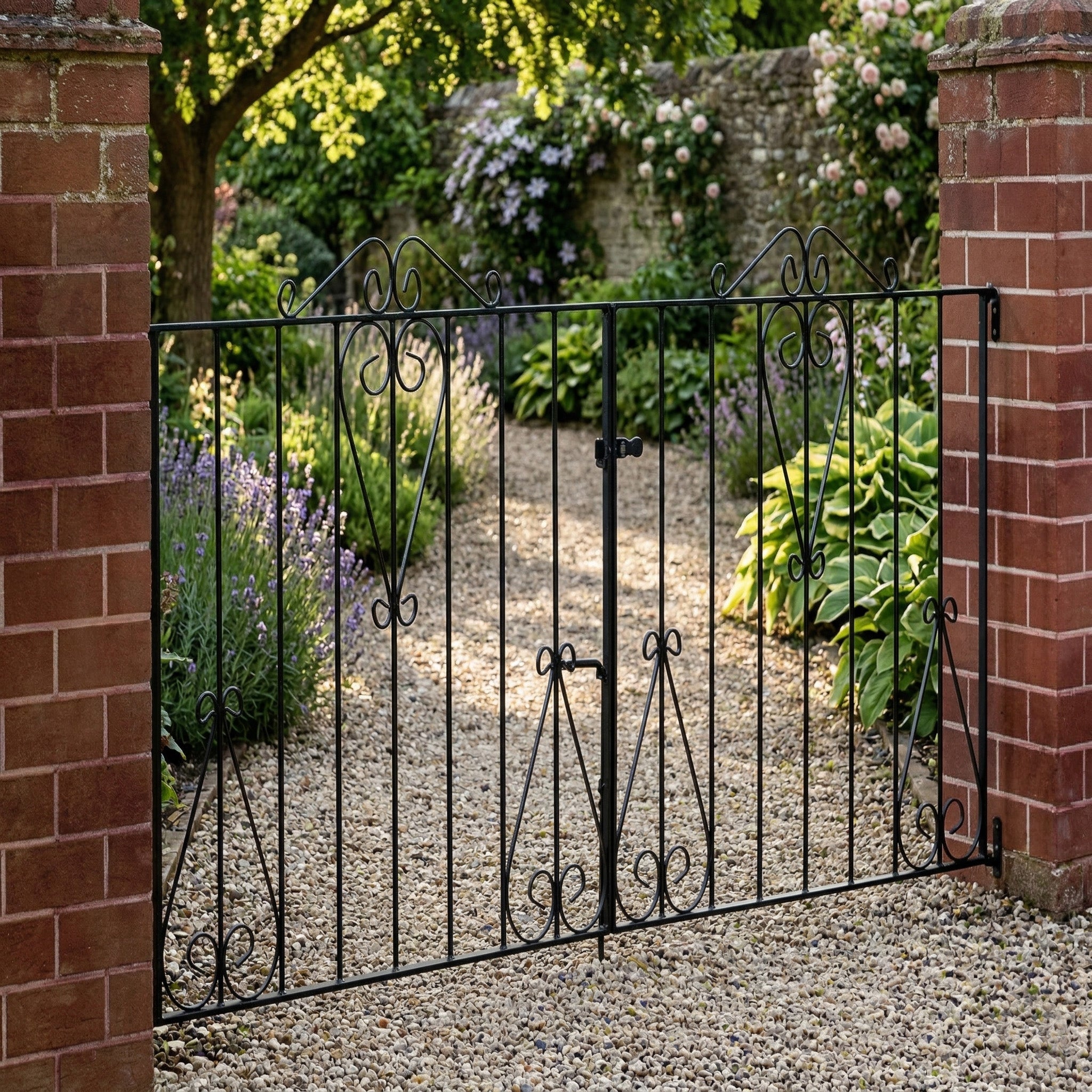 Callington Steel Flat Top Driveway Gate