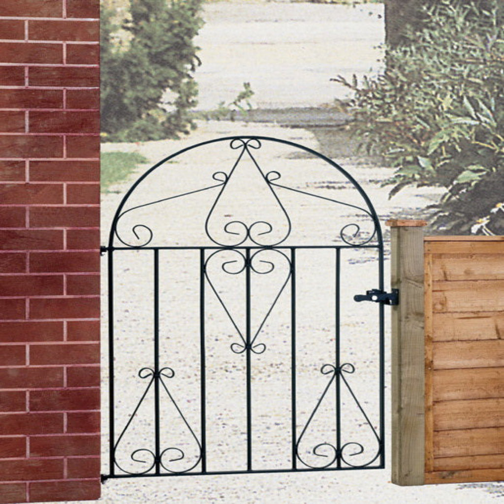 Callington Steel Bow Top Garden Gate
