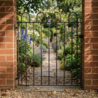 Calstock Steel Hoop Top Garden Gate