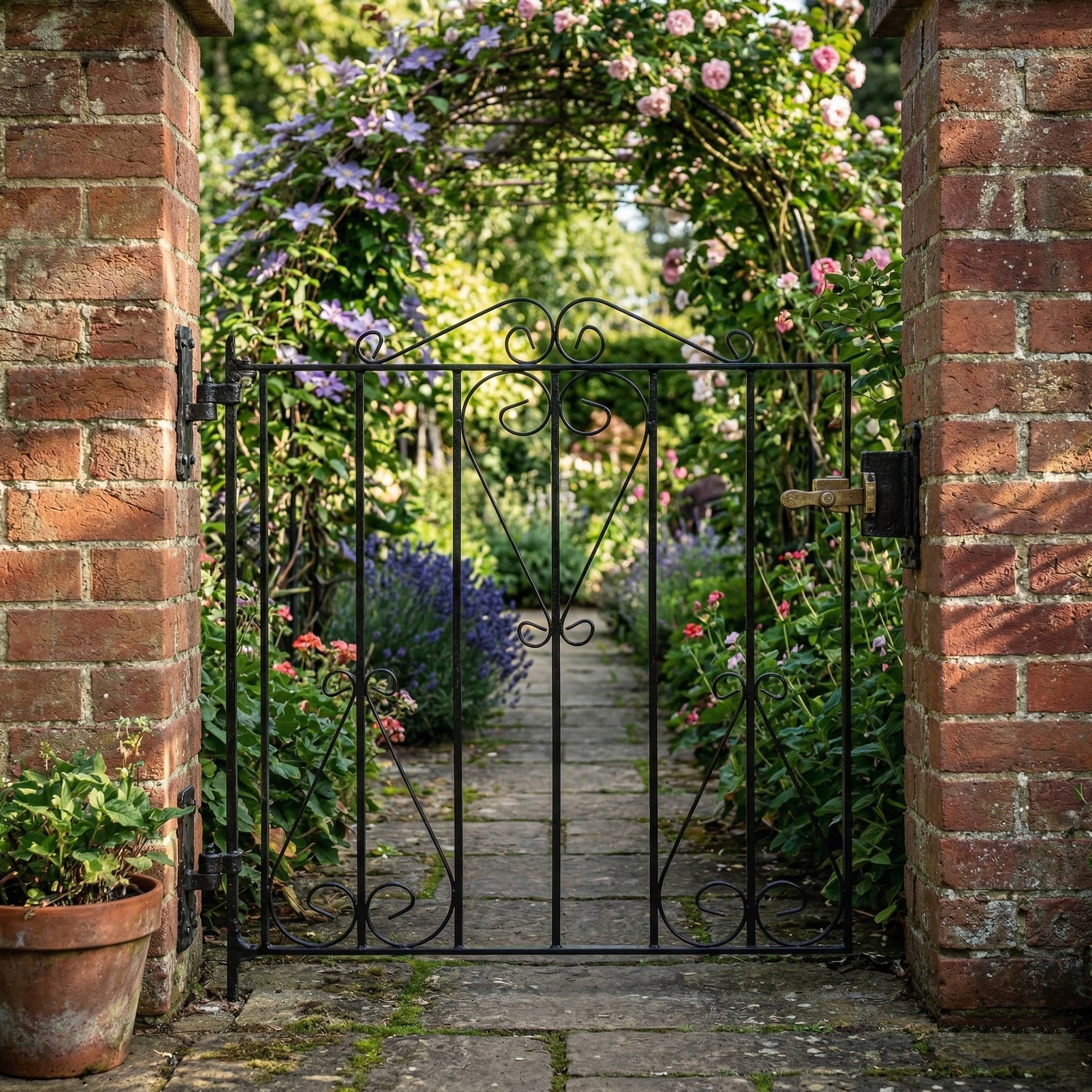 Callington Steel Flat Top Garden Gate
