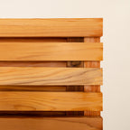 Canadian Cedar Slatted Fence Panels - Double Sided