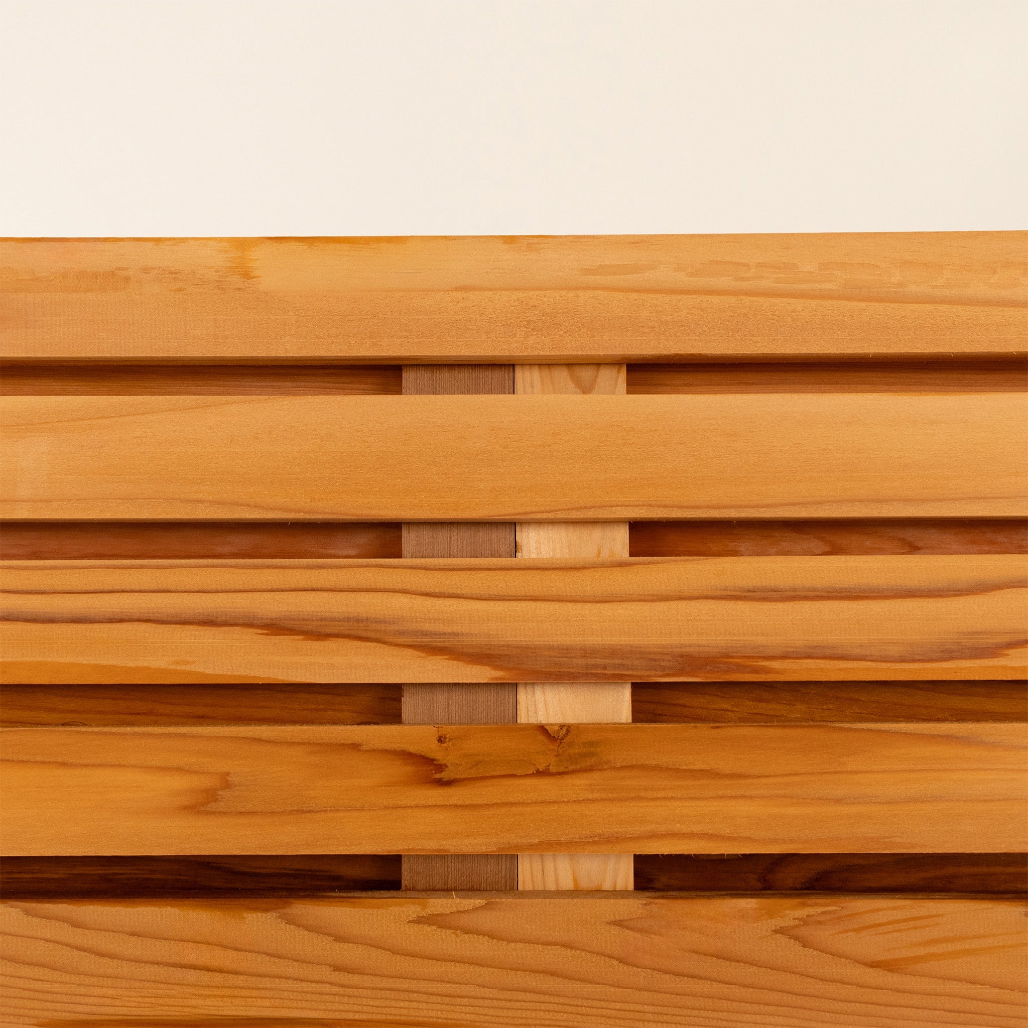 Canadian Cedar Slatted Fence Panels - Double Sided