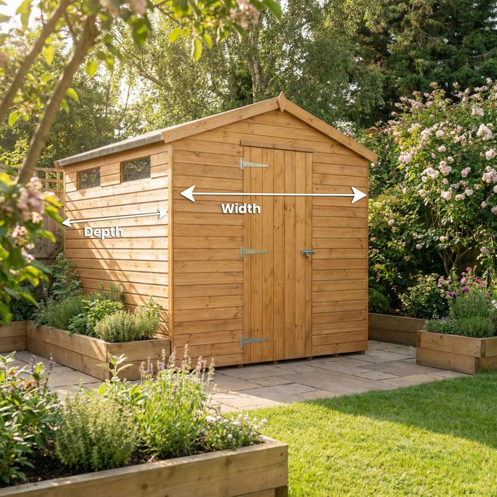 Ruby Apex Shadow Gap Cedar Security Shed