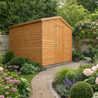 Apex Roof Shadow Gap Cedar Shed