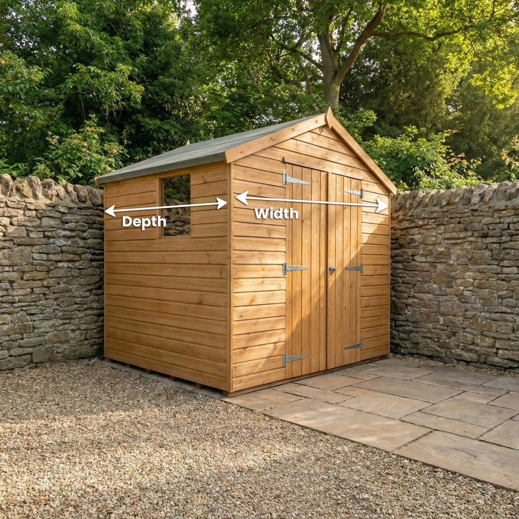 Ruby Apex Shadow Gap Cedar Shed