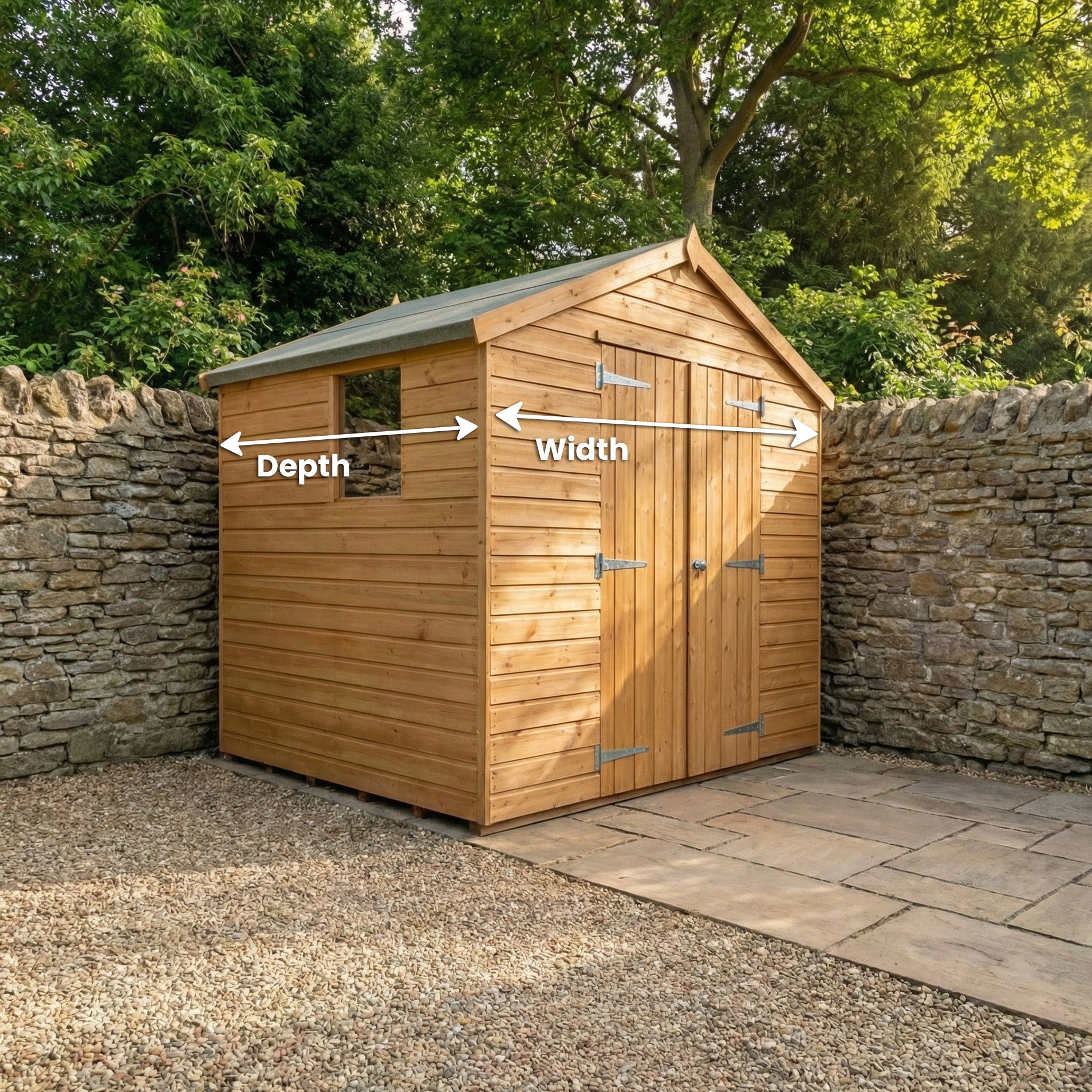 Ruby Apex Shadow Gap Cedar Shed