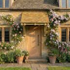 Pent Cedar Featheredge Roof Pressure-Treated Softwood Porch Canopy