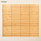 Cedar / Larch Slatted Fence Panels (Horizontal)