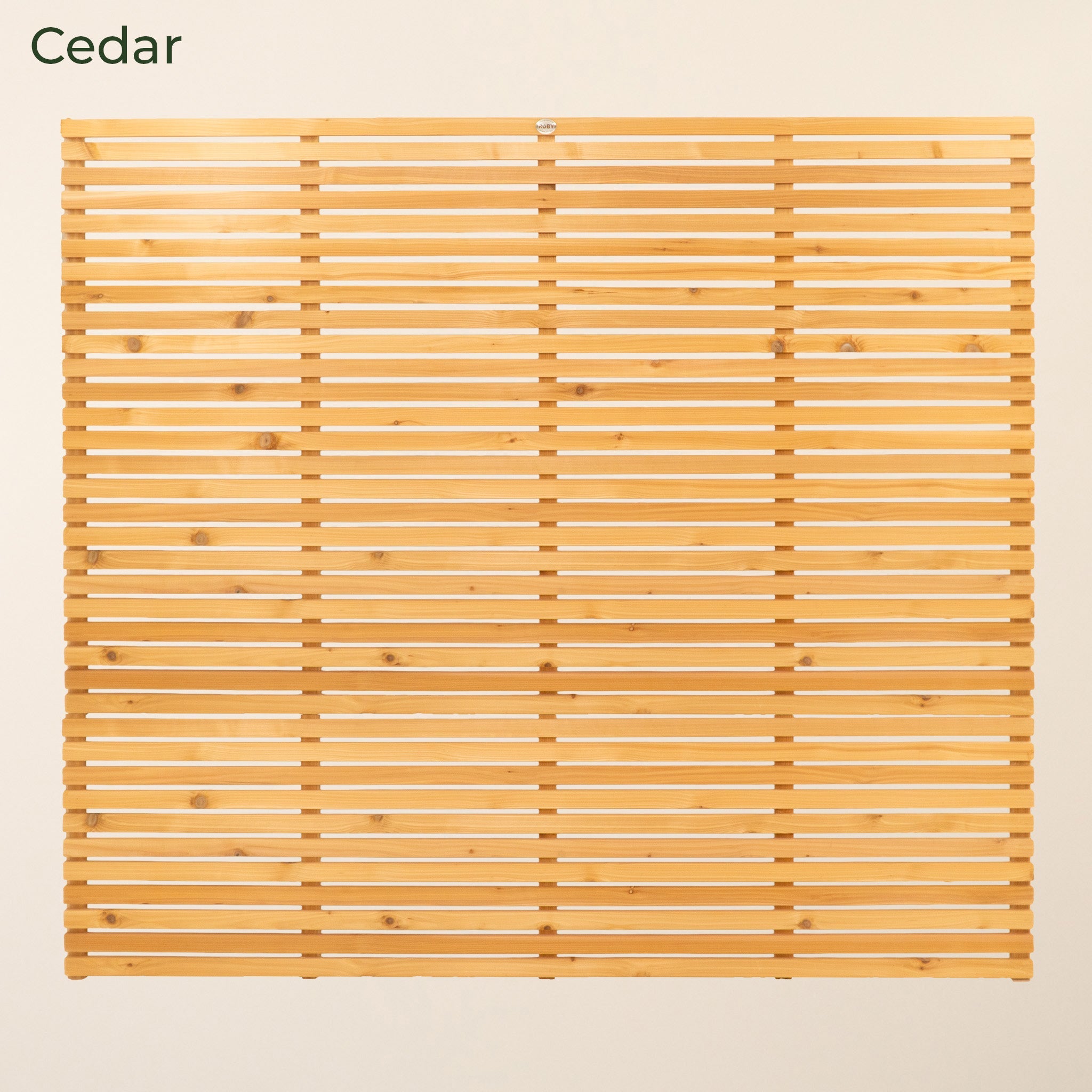 Cedar / Larch Slatted Fence Panels (Horizontal)