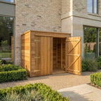 Pent Roof Cedar Bike Shed