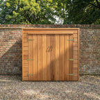 Pent Roof Cedar Bike Shed