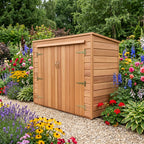 Pent Roof Cedar Tool Shed