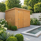 Ruby Pent Roof Cedar Shadow Gap Security Shed