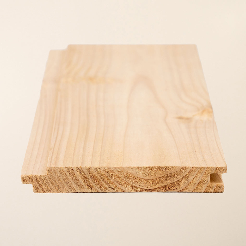 Planed British Cedar Shadow Gap 145mm x 19mm Cladding