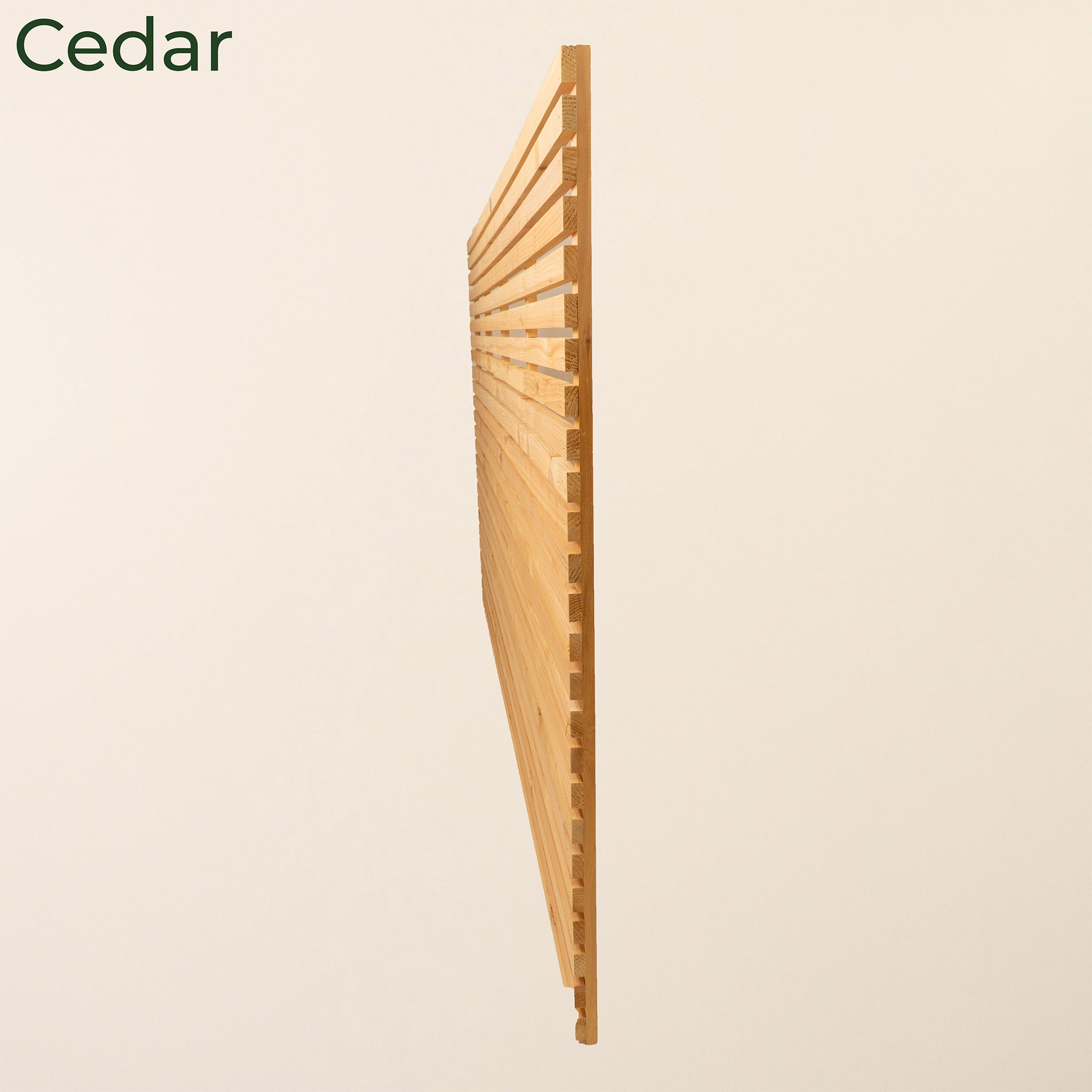 Cedar / Larch Slatted Fence Panels (Horizontal)