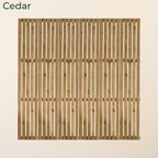 Cedar / Larch Slatted Fence Panels (Vertical)
