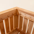 Ruby Ready Cedar Slatted Planter