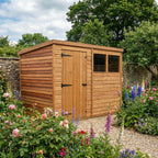 Ruby Pent Roof Cedar Shadow Gap Shed