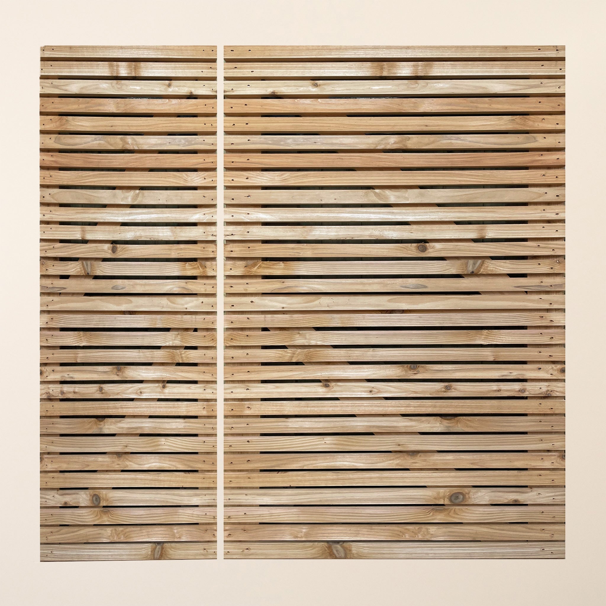 Cedar 3/4 Split Slatted Gates