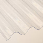 Ruby Lean-To Corrugated Clear Roof Gazebo
