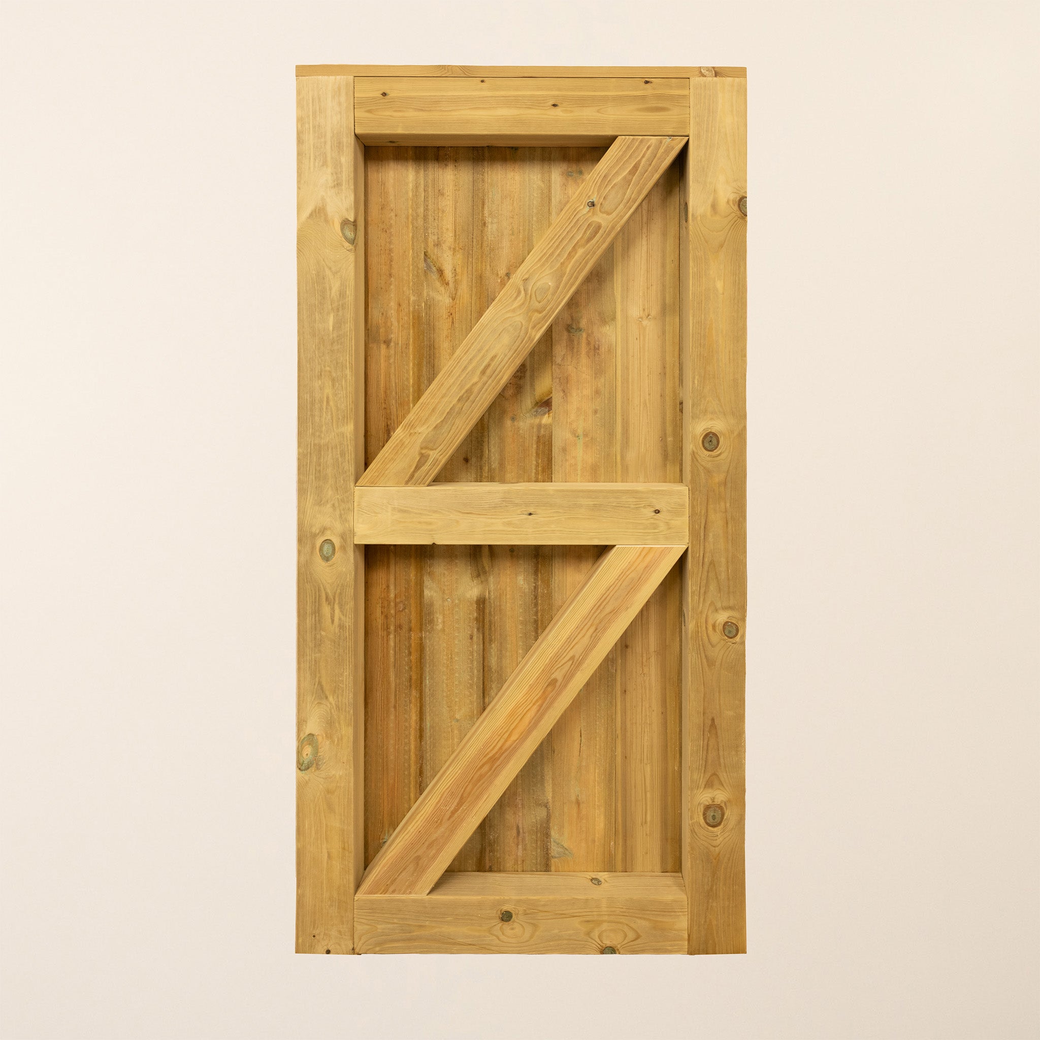 Clovelly Scandinavian Redwood Mortise & Tenon 3/4 Split Driveway Gate Pair