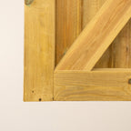 Clovelly Scandinavian Redwood Mortise & Tenon 3/4 Split Driveway Gate Pair