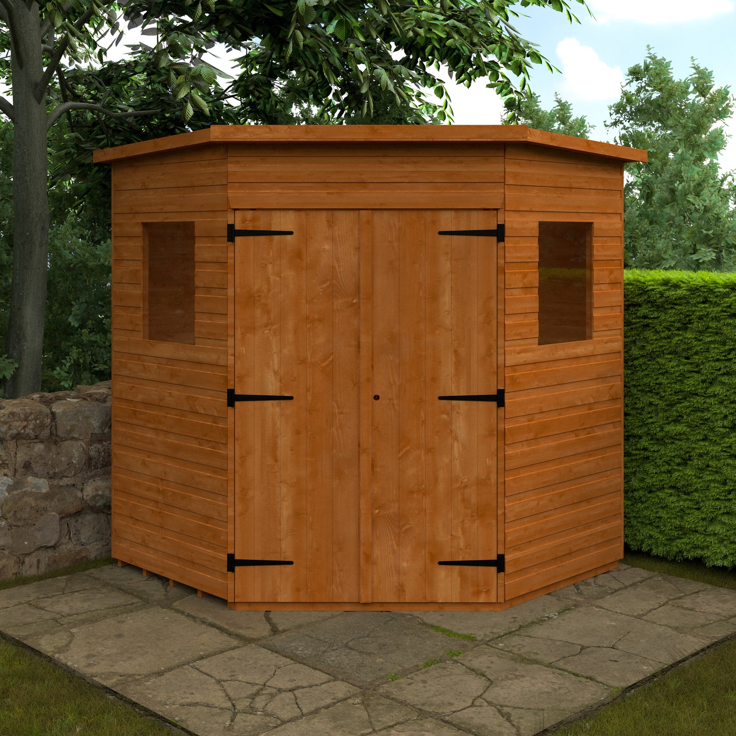 Corner Shed