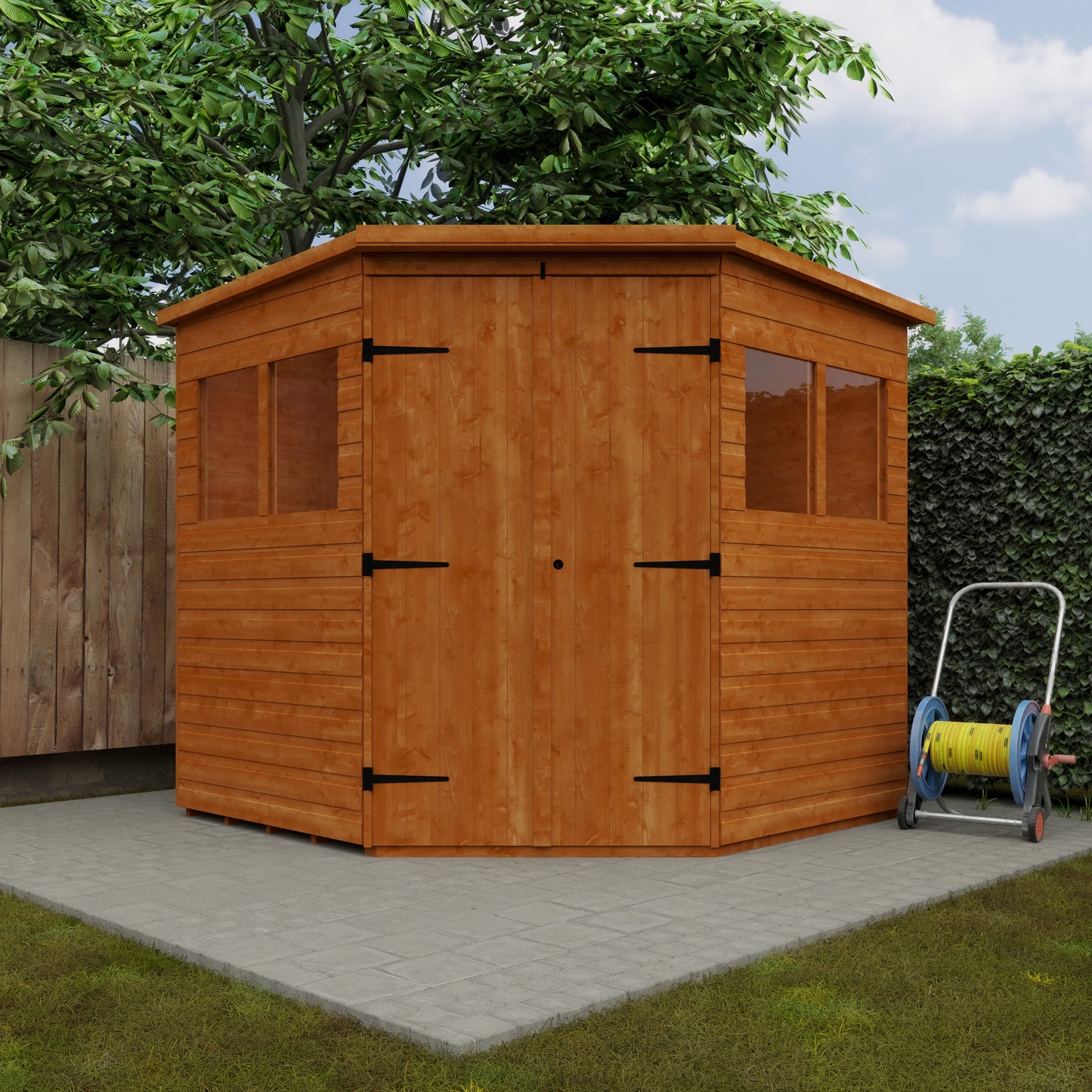 Corner Shed