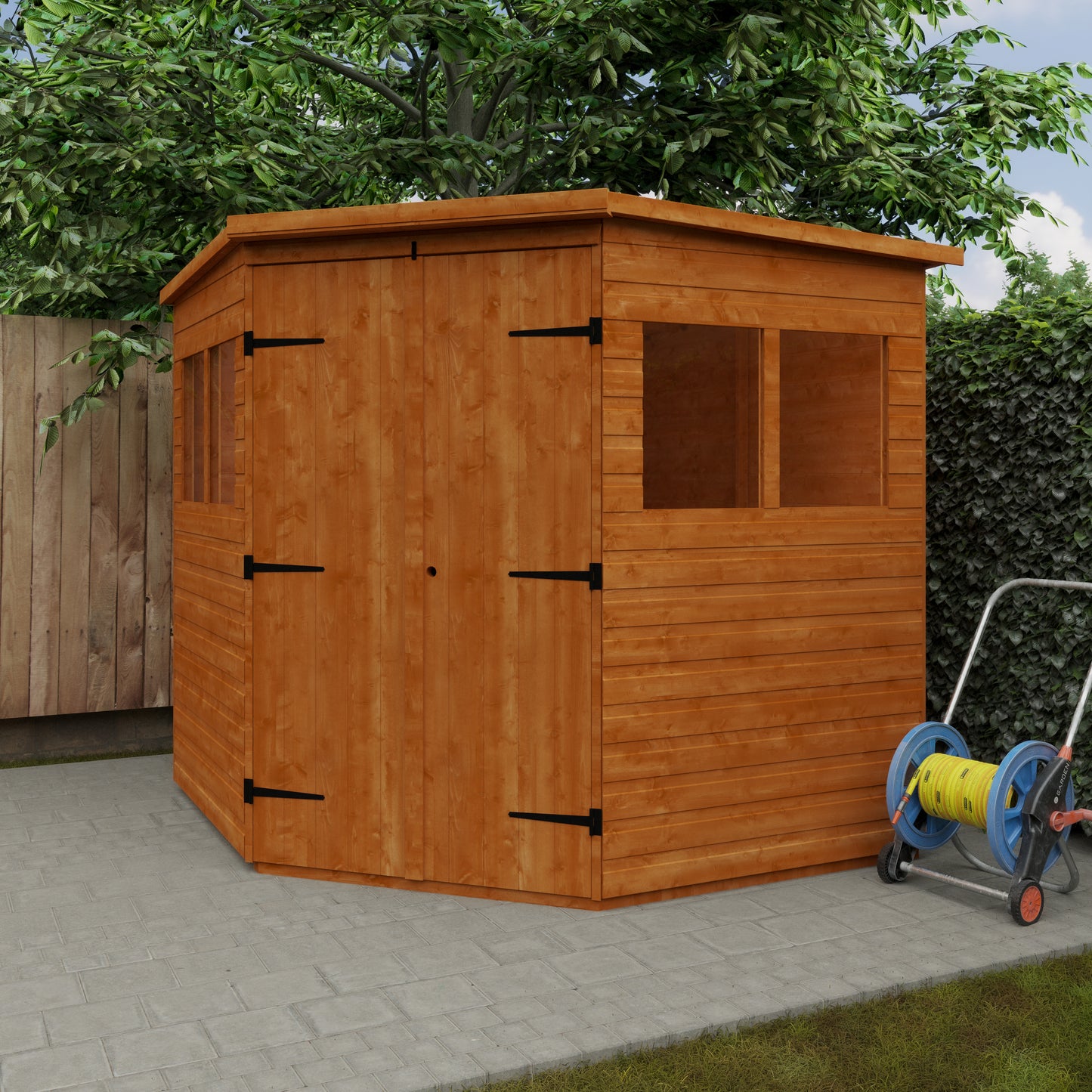Corner Shed