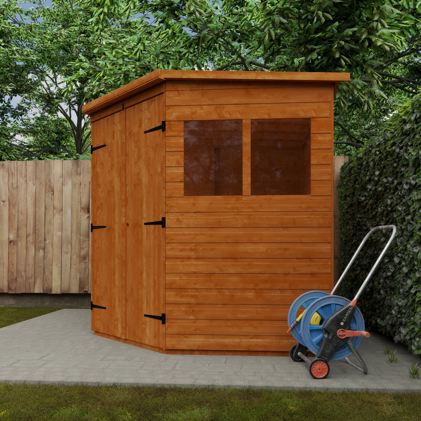 Corner Shed
