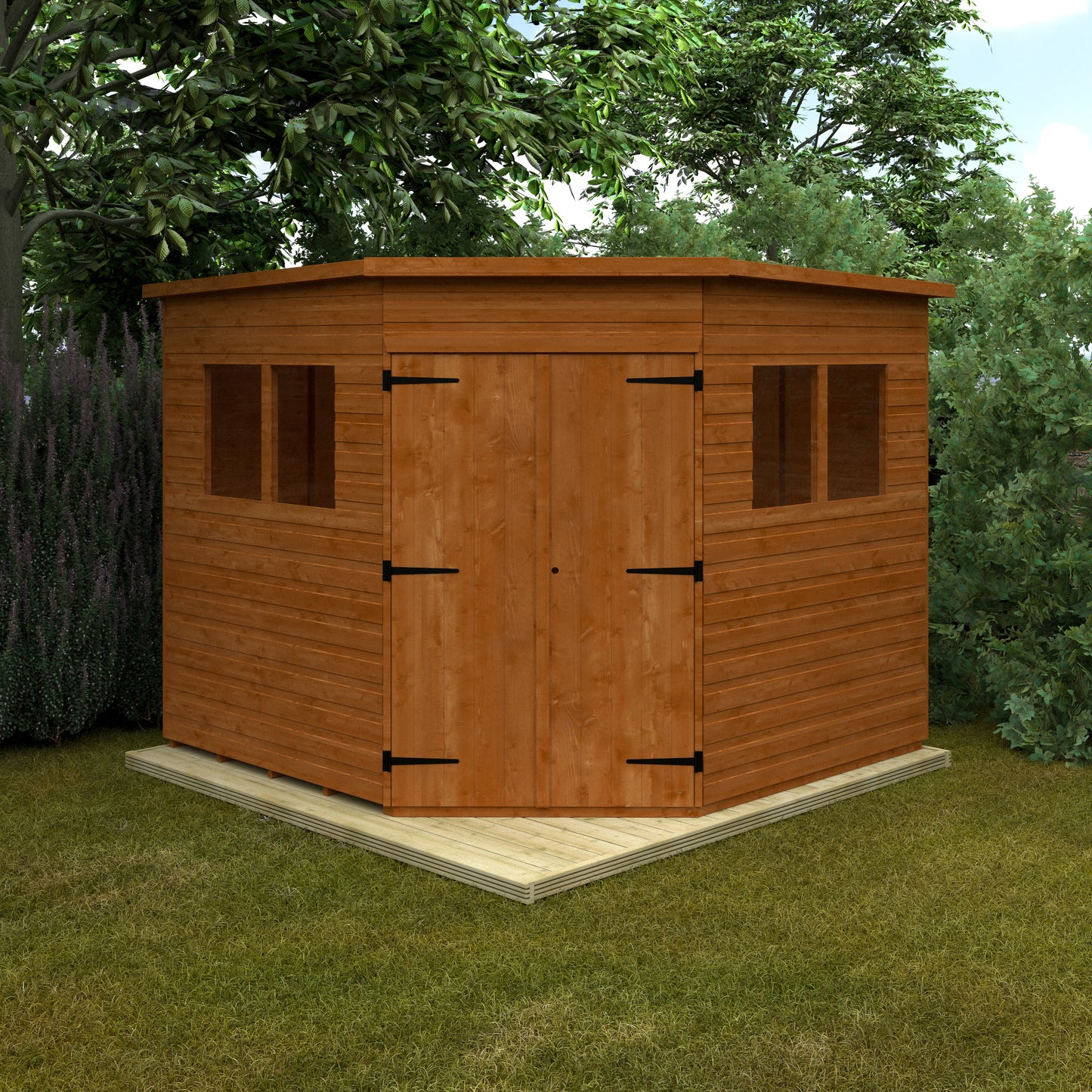 Corner Shed