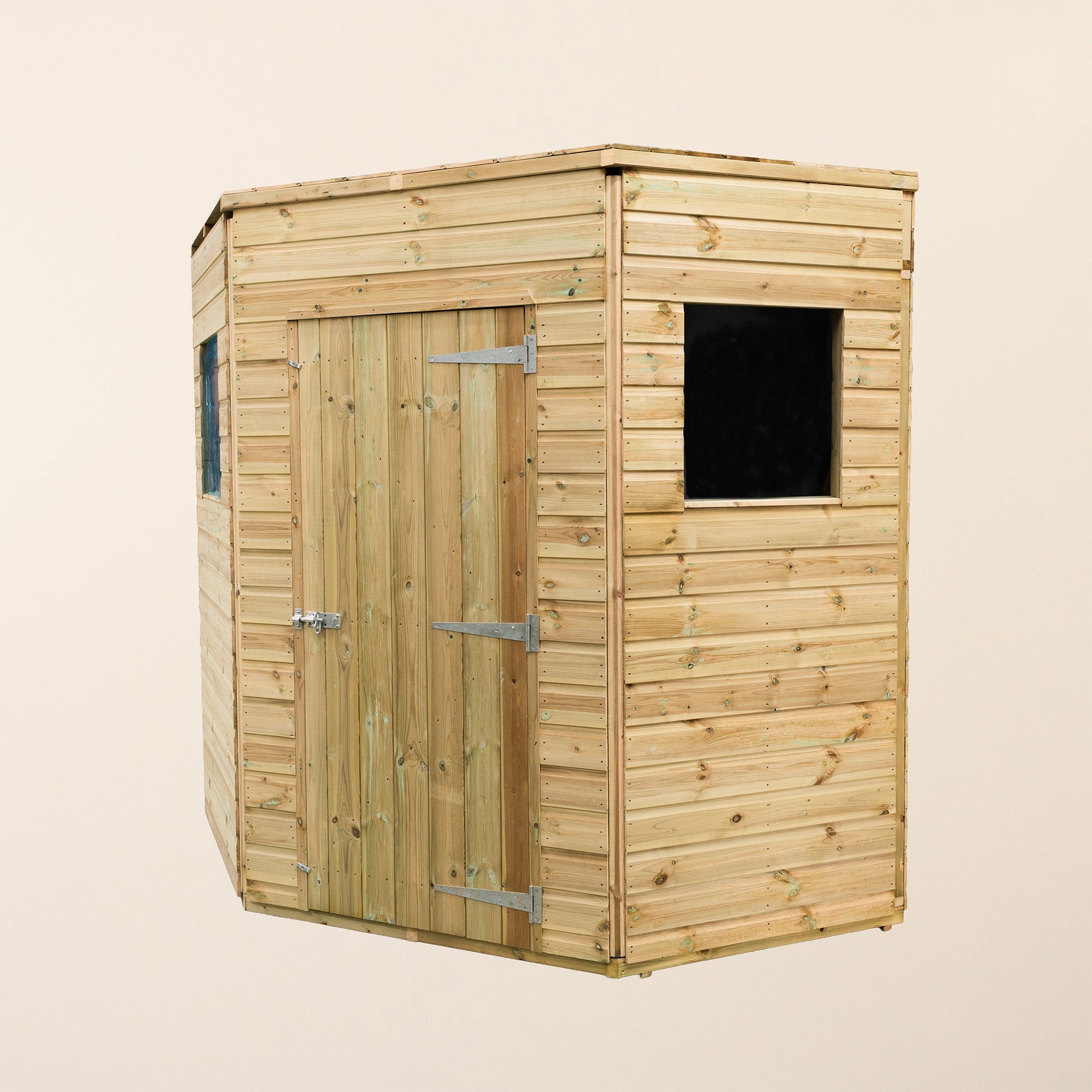 Corner Pressure Treated Timber Shiplap Shed