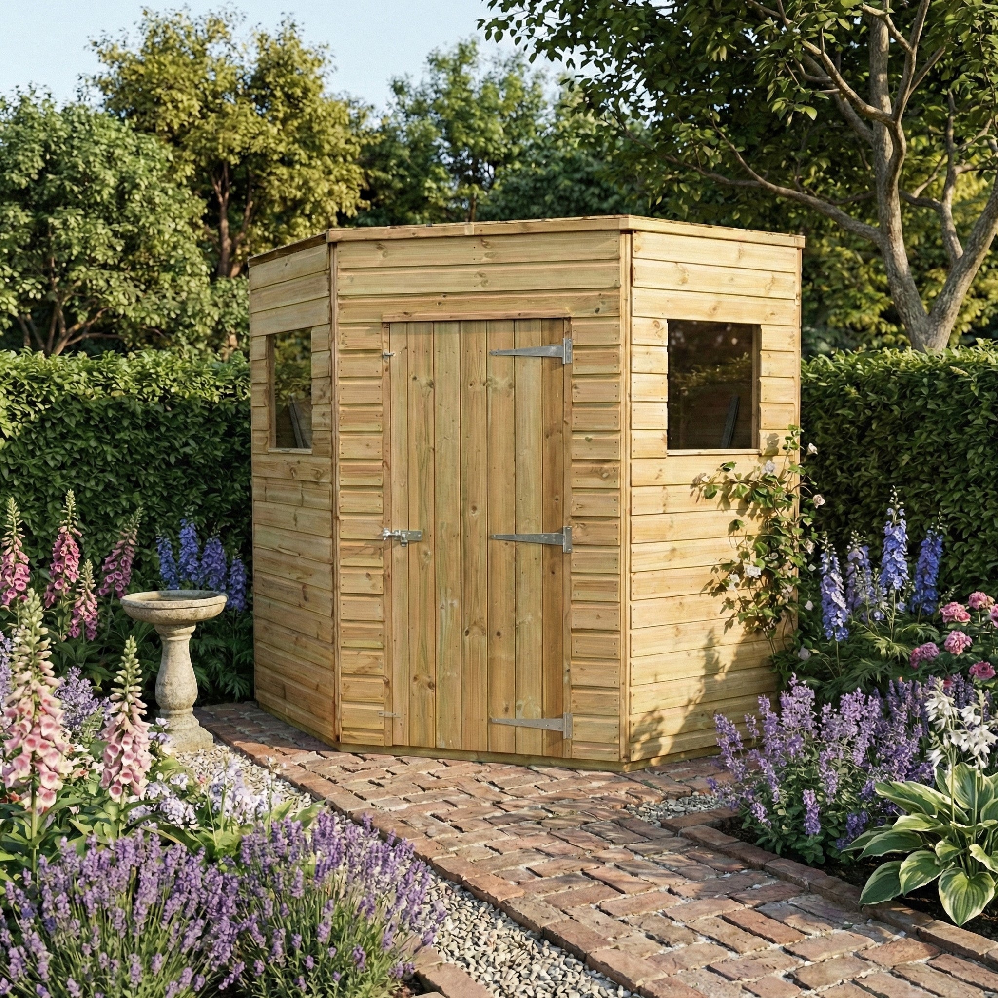 Ruby Corner Shiplap Shed